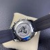 Speedmaster 40mm Racing Master White/Black Dial Black Rubber Strap HRF A7750