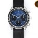 Speedmaster 40mm Racing Master Blue/Black Dial Black Rubber Strap HRF A7750