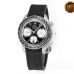 Speedmaster 40mm Racing Master Black/White Dial Black Rubber Strap HRF A7750
