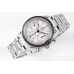 Speedmaster 40mm Racing Master White Dial SS Bracelet HRF A7750