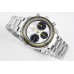 Speedmaster 40mm Racing Master White/Black Dial SS Bracelet HRF A7750