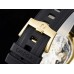 Speedmaster 42mm Moonwatch Professional Moonshine YG/Black Dial Black Rubber Strap RMF A7750