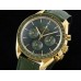 Speedmaster 42mm Moonwatch Professional YG Green Dial Green Rubber Strap RMF A7750