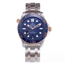 Seamaster Diver 300M 42mm Ceramic RG/SS Blue Dial RG/SS Bracelet VSF A8800