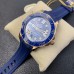 Seamaster Diver 300M 42mm Ceramic RG/SS Blue Dial Blue Rubber Strap VSF A8800