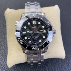 Seamaster Diver 300M 42mm Ceramic Black Dial SS Bracelet VSF A8800