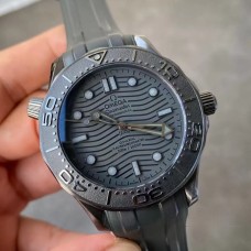 Seamaster Diver 300M 43.5mm Ceramic All Black Dial Black Rubber Strap VSF A8806