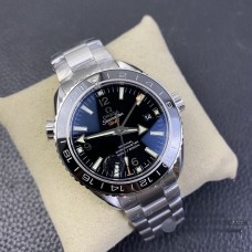 Planet Ocean 600M GMT 43.5mm Black Dial SS Bracelet VSF A8906
