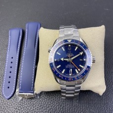 Planet Ocean 600M GMT 43.5mm Blue Dial SS Bracelet VSF A8906