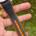 Planet Ocean 600M 43.5mm 1/4 Orange Grey Dial Black Rubber Strap VSF A890