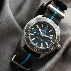 Seamaster 6000M Ultra Deep Titanium 45.5mm Black Dial Nylon Strap VSF A8912