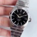 Constellation 38mm Black Dial SS Bracelet VSF A8500