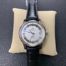 De Ville Hour Vision 41mm White/Silver Dial Black Rubber Strap VSF A8500