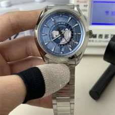 Aqua Terra 150M Worldtimer 43mm SS/SS Blue Dial VSF A8938