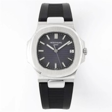 Nautilus 5711 40mm Black Dial Black Rubber Strap PPF A330SC