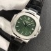 Nautilus 5711 40mm Green Dial Black Leather Strap 3KF A324SC