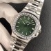 Nautilus 5711 40mm Diamond Bezel Green Dial SS Bracelet 3KF A324SC