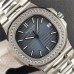 Nautilus 5713 40mm Diamond Bezel Blue Dial SS Bracelet 3KF A324SC