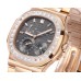 Nautilus 5724 40mm Diamond Bezel RG Grey Dial RG Bracelet GRF A240SC