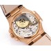 Nautilus 5724 40mm Diamond Bezel RG Grey Dial Brown Leather Strap GRF A240SC