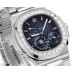 Nautilus 5724 40mm Diamond Bezel Blue Dial SS Bracelet GRF A240SC