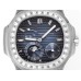 Nautilus 5724 40mm Diamond Bezel Blue Dial SS Bracelet GRF A240SC