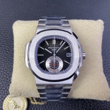 Nautilus 5980 40.5mm Black Dial SS Bracelet PPF A28-520