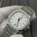 Nautilus 7118 35.2mm Ladies Diamond Bezel White Dial SS Bracelet 3KF A324SC