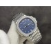 Nautilus 7118 35.2mm Ladies Diamond Bezel Blue Dial SS Bracelet 3KF A324SC