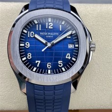 Aquanaut 5168 42mm Blue Dial Blue Rubber Strap 3KF A330SC