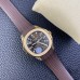 Aquanaut 5164 40mm RG Brown Dial Brown Rubber Strap ZF A324SC