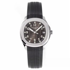 Aquanaut 5165 38mm Black Dial Black Rubber Strap ZF A324SC