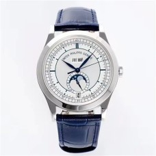 Complications Annual Calendar 38mm 5396 White Dial Blue Leather Strap PPF A324SC
