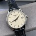 Calatrava 5227 39mm White Dial Black Leather Strap ZF A324SC