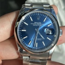 DateJust 36mm Smooth Bezel Blue Dial Oyster Bracelet VSF VS3235