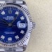 DateJust 36mm Fluted Bezel Blue Motif Dial Diamond Marker Jubilee Bracelet VSF VS3235