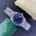 DateJust 36mm Fluted Bezel Blue Motif Dial Diamond Marker Jubilee Bracelet VSF VS3235