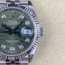 DateJust 36mm Fluted Bezel Green Palm Dial Diamond Marker Jubilee Bracelet VSF VS3235