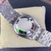DateJust 36mm Fluted Bezel Green Palm Dial Diamond Marker Jubilee Bracelet VSF VS3235