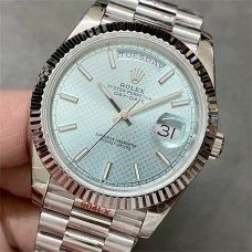 DayDate 40MM Ice Blue Dial President Bracelet GMF A2836 Tungsten