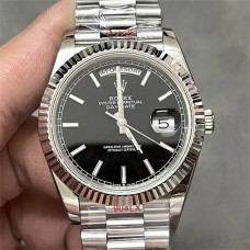 DayDate 40MM Black Dial President Bracelet GMF A2836 Tungsten