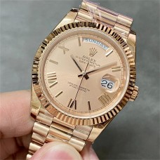 DayDate 40MM RG RG Dial Roma Marker RG President Bracelet GMF A2836 Tungsten