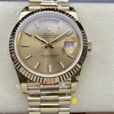 DayDate 40MM YG YG Dial YG President Bracelet GMF A2836 Tungsten