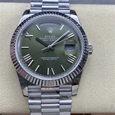 DayDate 40MM Green Dial Roma Marker President Bracelet GMF A2836 Tungsten