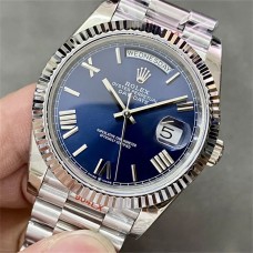 DayDate 40MM Blue Dial Roma Marker President Bracelet GMF A2836 Tungsten