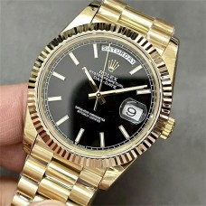 DayDate 40MM YG Black Dial YG President Bracelet GMF A2836 Tungsten