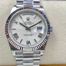 DayDate 40MM White Dial Roma Marker President Bracelet GMF A2836