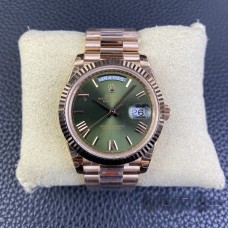 DayDate 40MM RG Green Dial Roma Marker RG President Bracelet GMF A2836 Tungsten