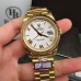QF Gain Weight A2836 DayDate 40MM RG White Dial Roma Marker President Bracele