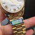 QF Gain Weight A2836 DayDate 40MM RG White Dial Roma Marker President Bracele